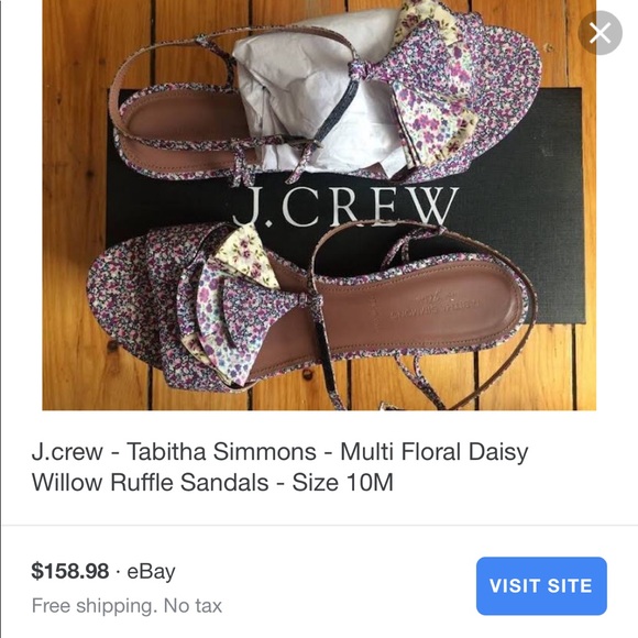 $95 LN TABITHA SIMMONS FLORAL SANDALS - Picture 7 of 8